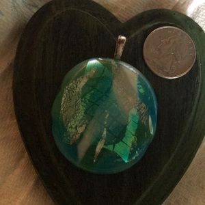Large glass pendant